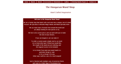 Desktop Screenshot of hungarianwandshop.com